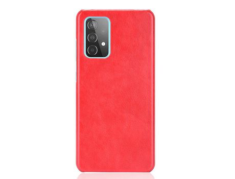Funda para Samsung Galaxy A52/A52 5G Piel Sintética Rojo