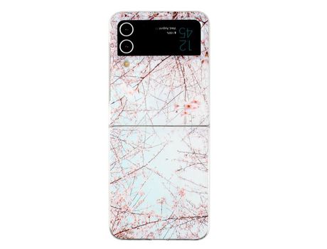 Funda para Samsung Galaxy Z Flip 3 5G Piel Sintética Marrón