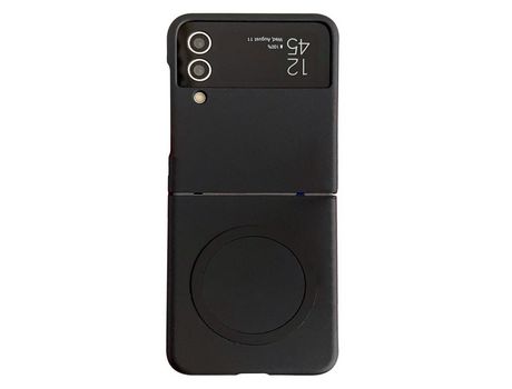 Funda para Samsung Galaxy Z Flip 3 5G Piel Sintética Negro