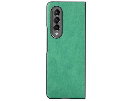 Funda para Samsung Galaxy Z Fold 3 5G Piel Sintética Verde