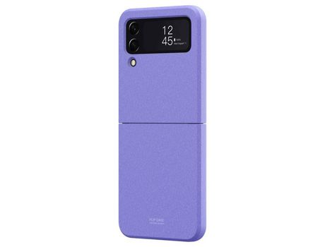 Funda para Samsung Galaxy Z Flip 4 5G Piel Sintética Morado