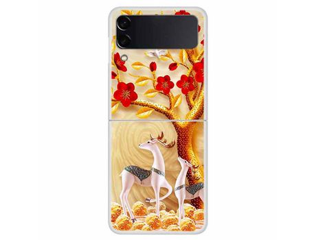 Funda para Samsung Galaxy Z Flip 4 5G Piel Sintética Multicolor