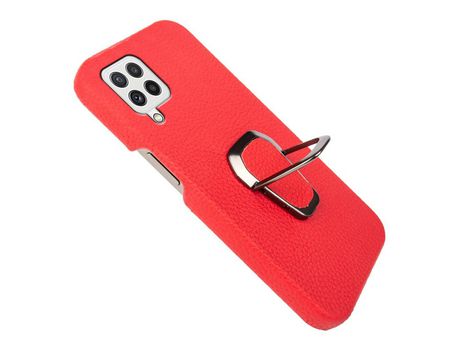 Funda para Samsung Galaxy A22 Piel Sintética Rojo