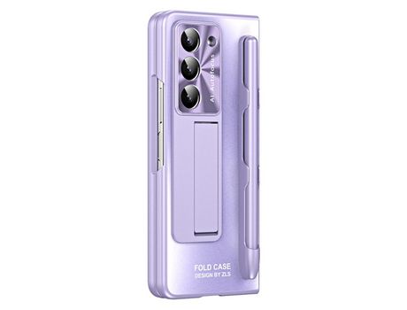 Funda para Samsung Galaxy Z Fold 5 5G Piel Sintética Morado