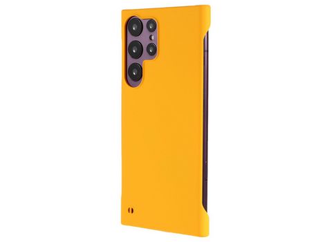 Funda para Samsung Galaxy S22 Ultra/S22 Ultra 5G Piel Sintética Amarillo