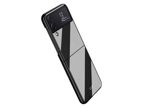 Funda para Samsung Galaxy Z Flip 4 5G Piel Sintética Negro