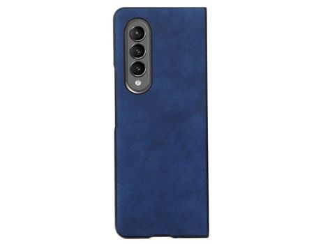 Funda para Samsung Galaxy Z Fold 4 5G Piel Sintética Azul