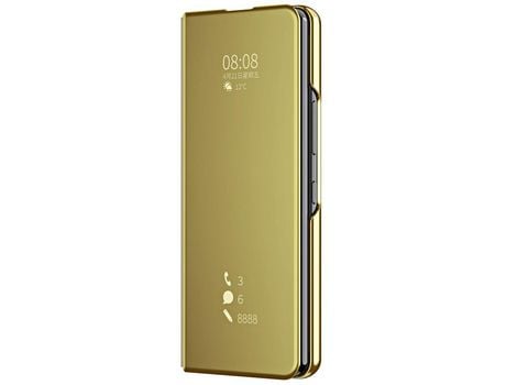 Funda para Samsung Galaxy Z Fold 4 5G Piel Sintética Dorado