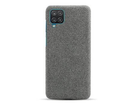 Funda para Samsung Galaxy A12 KSQ Piel Sintética Gris