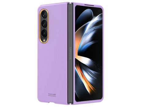 Funda para Samsung Galaxy Z Fold 4 5G Piel Sintética Morado