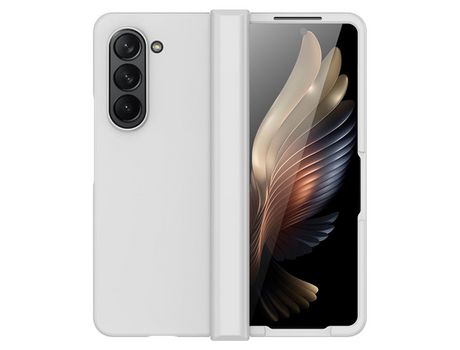 Funda para Samsung Galaxy Z Fold 5 5G Piel Sintética Blanco