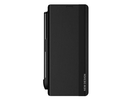 Funda para Samsung Galaxy Z Fold 3 5G Piel Sintética Negro