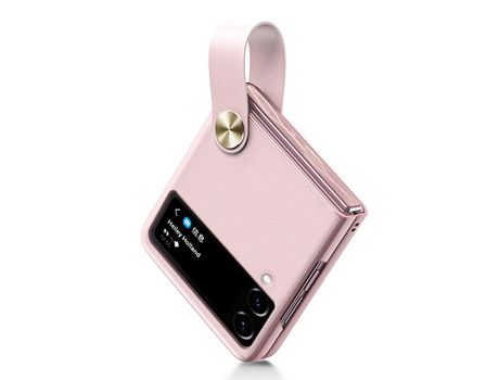 Funda para Samsung Galaxy Z Flip 4 5G GKK Piel Sintética Rosa