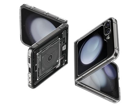Funda para Samsung Galaxy Z Flip 5 SPIGEN Acrílico Gris