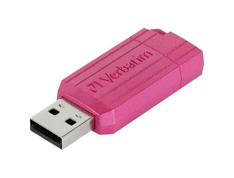 Pendrive VERBATIM Usb 2.0 Pinstripe 128 Gb Rosa 49460 Usb 2
