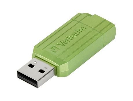 Unidad USB VERBATIM 2.0 Pinstripe Stick Usb 128 Gb Eucalipto Verde 49462 Usb 2