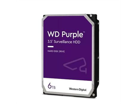 Disco Duro WESTERN DIGITAL WD64PURZ Purple 3,5 6 TB