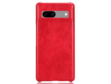 Funda para Google Pixel 7A Piel Sintética Rojo