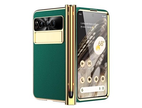 Funda para Google Pixel Fold Piel Sintética Verde