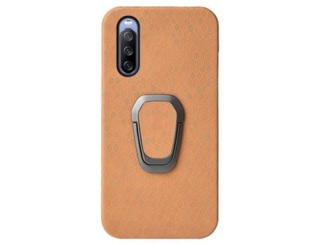 Funda para Sony Xperia 10 Iv Piel Sintética Naranja
