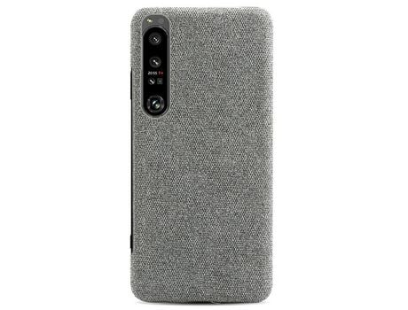Funda para Sony Xperia 1 Iv Piel Sintética Gris