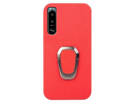 Funda para Sony Xperia 5 Iii Piel Sintética Rojo