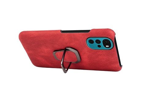 Funda para Moto G22 Piel Sintética Rojo
