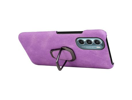 Funda para Moto G Stylus 5G Piel Sintética Morado