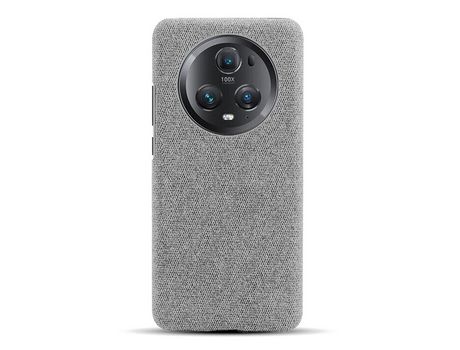 Funda para Honor Magic5 Pro Piel Sintética Gris