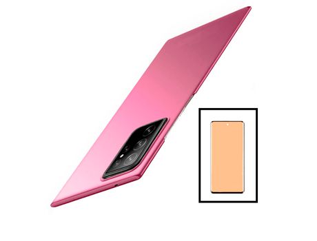 Protector de Pantalla para Samsung Galaxy S22 Ultra/S22 Ultra 5G PHONE CARE Vidrio Templado Rosa