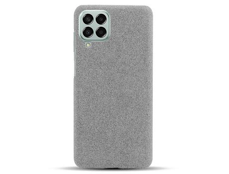 Funda para Samsung Galaxy M33 5G Piel Sintética Gris