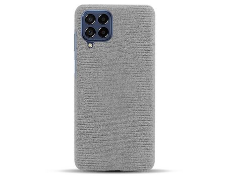 Funda para Samsung Galaxy M53 5G Piel Sintética Gris