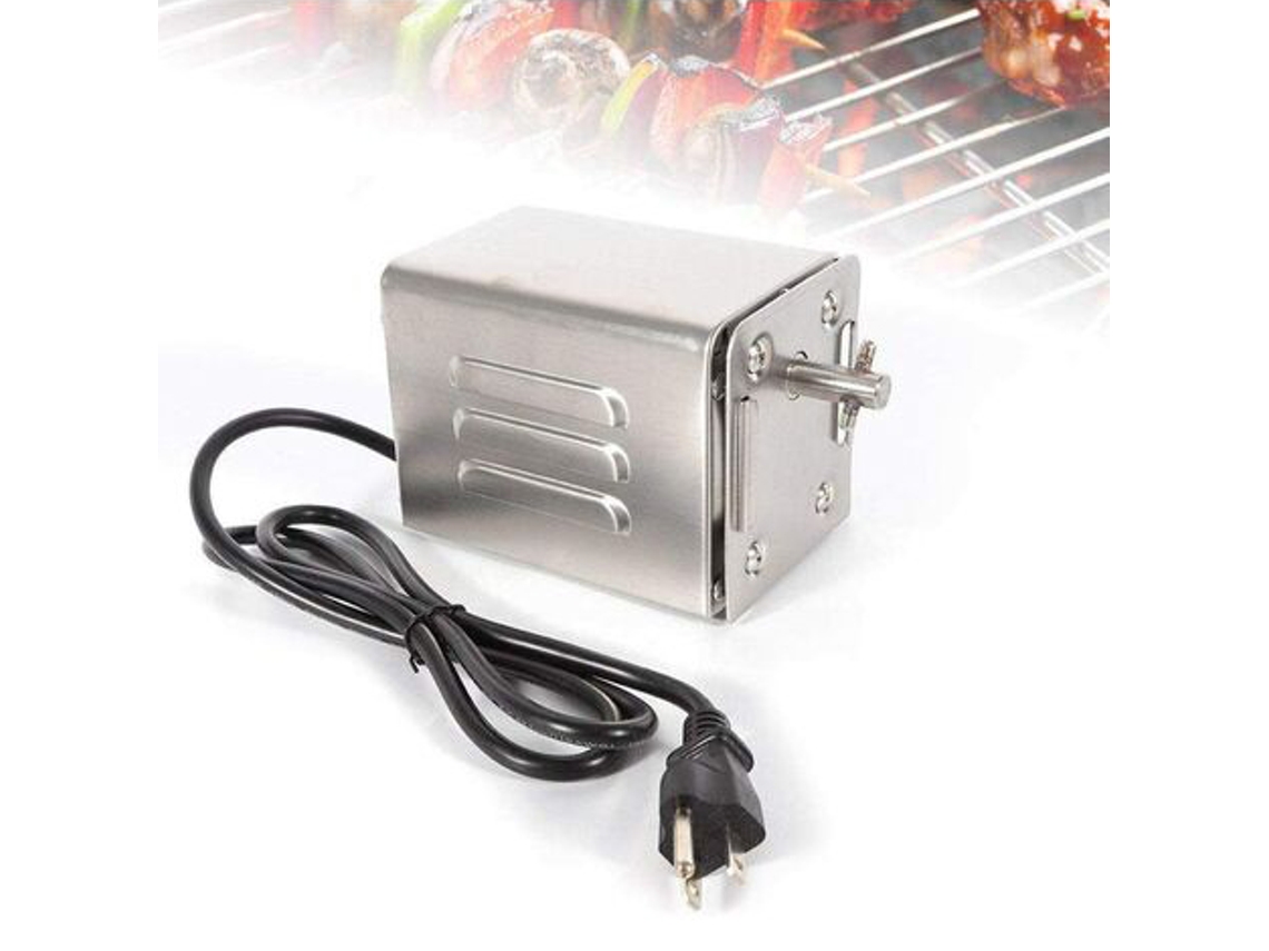 KOFIHETY Motor Eléctrico SP S40 para Barbacoa de Acero Inoxidable, Motor Profesional para Barbacoa, Pollo, Cerdo, Cabra Asada al Aire Libre (220V 240V)
