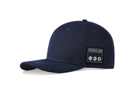Gorra con Bluetooth Audio Altavoces binaurales Bluetooth inalámbrico externo Sombrero para el sol Yx2-Azul marino