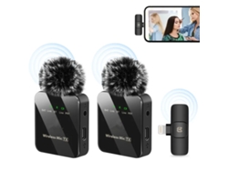 Micrófono Inalámbrico Pu642 Negro para iPhone OHPA