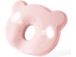 Almofada Rosa – Espuma Memória, Suporte Pescoço, Recém Nascido