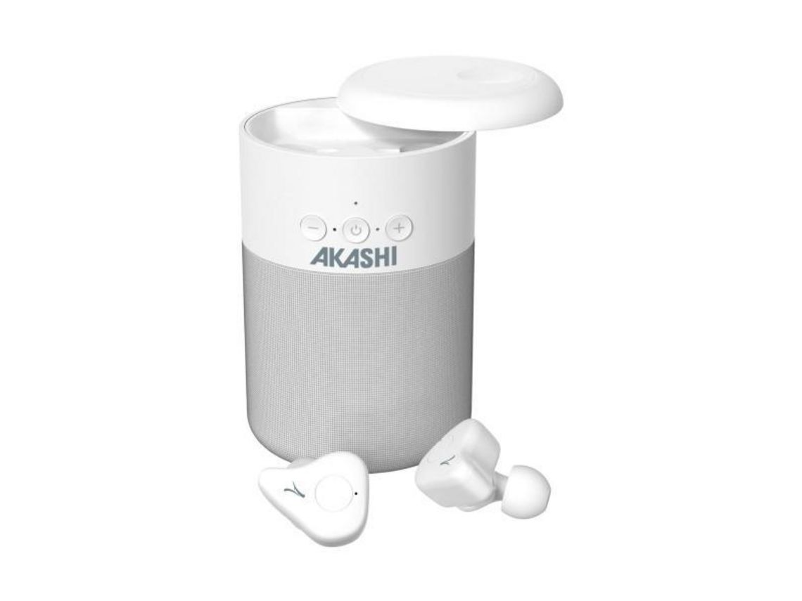 Altavoz portátil Combo Speaker Wireless AKASHI Blanco