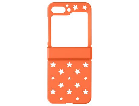 Funda para Samsung Galaxy Z Flip 5 AVIZAR Acrílico Naranja