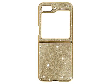 Funda para Samsung Galaxy Z Flip 5 AVIZAR Acrílico Dorado