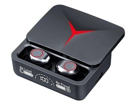 Auriculares Inalámbricos Carga Inalámbrica CHRONUS Bluetooth Negro