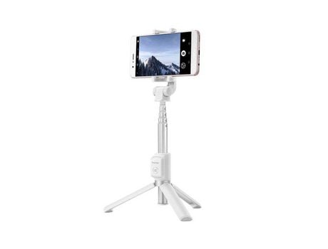 Palo de Selfie Original Trípode Monopié para Huawei Blanco