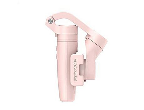 Estabilizador Portátil Teléfono Vlog Cardán Inteligente Ejes Móvil Rosa
