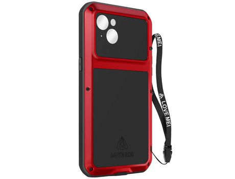 Funda para iPhone 14 LOVE MEI Rojo