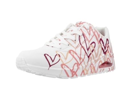 Zapatos de Mujer SKECHERS Unospread The Love Tecido Blanco (41)
