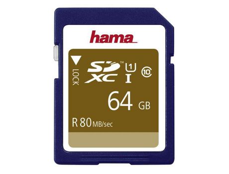 Tarjeta Sdxc 64Gb Clase 10 80Mb/S