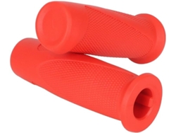 1 Par De Empuñaduras De Silicona Antideslizantes Para Manillares De Patinete Eléctrico, Color Rojo.