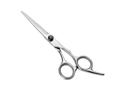 Tijeras para cortar el cabello tijeras profesionales para el cabello tijeras de peluquero con borde derecho de 6,5 pulgadas para salón (negro)