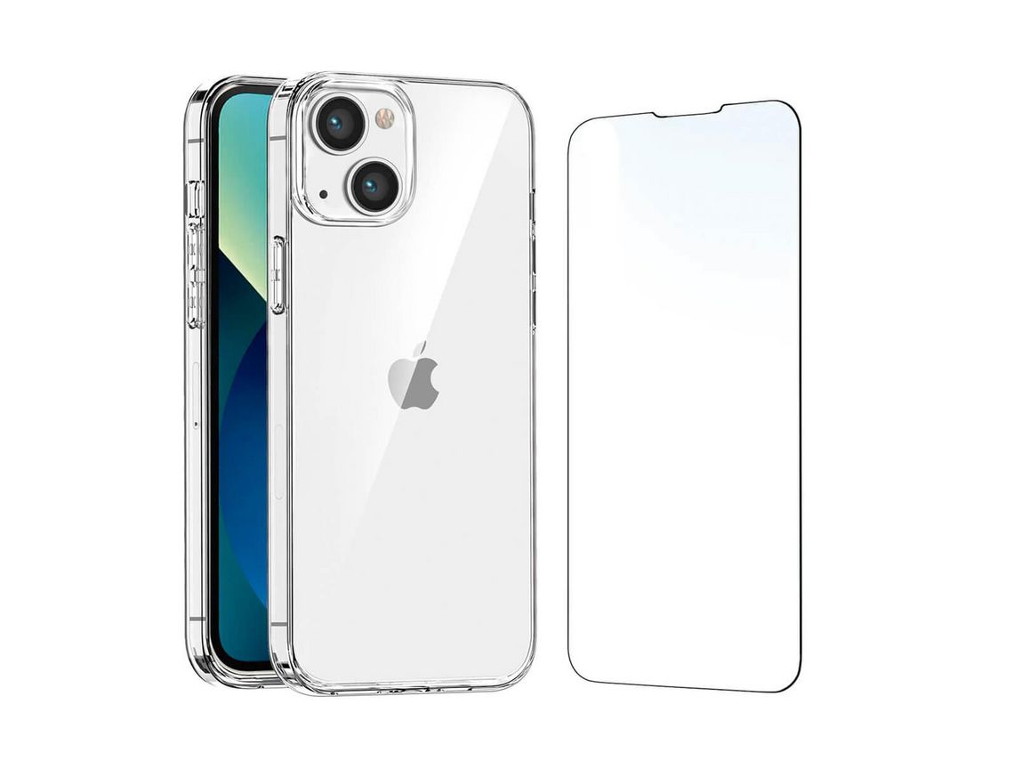Funda para iPhone 13 Vidrio Templado Transparente