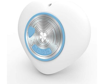 Altavoz portátil Altavoz Ducha Inalámbrico Portátil Música Led La BISBISOUS Bluetooth Blanco