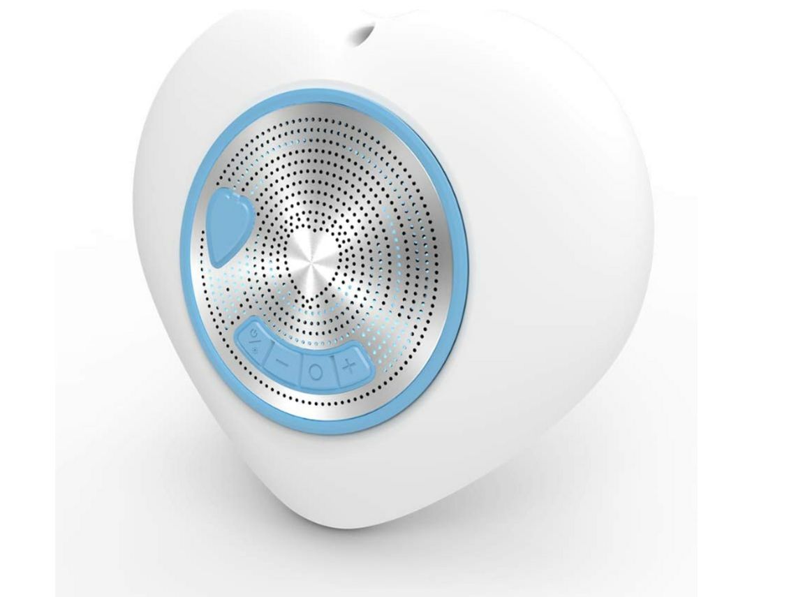 Altavoz portátil Altavoz Ducha Inalámbrico Portátil Música Led La CHRONUS Bluetooth Blanco